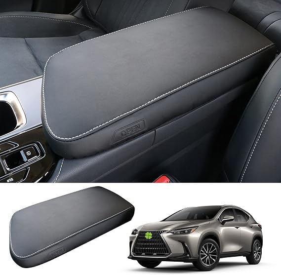 Ruiya 2022-2025 2026 Lexus NX Armrest Cover for Lexus NX350 Accessories Soft Comfy Center Console Cover Compatible with 2022 2023 2024 2025 2026 Lexus NX350/NX250/NX350h/NX450h+