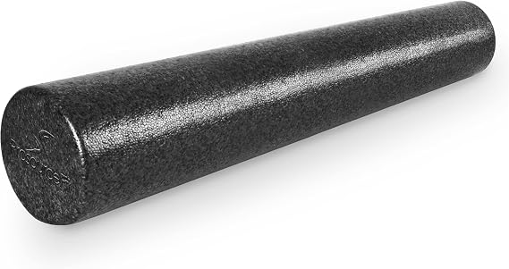 Prosource Fit Foam Roller High Density 12"/18"/24"/36" for Myofascial Release, Yoga, Pilates, Post-Workout Care, Massage Roller