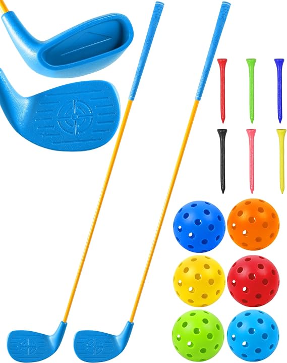 2Pack 36" Backyard Golf Clubs Oversize Head Carb 6 Balls & Bag