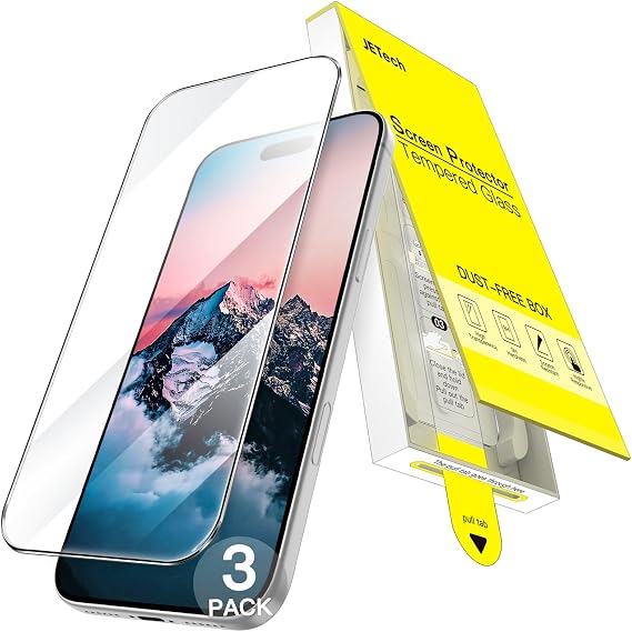 JETech Screen Protector for iPhone 17 Pro Max, 3-Pack