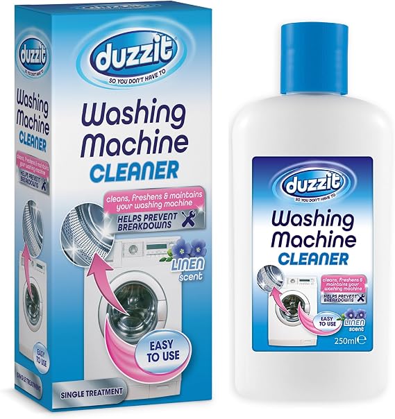 DUZZIT Washing Machine Cleaner Cleans & Freshens Treatment 250 ml, Blue, 7.2 x 17.6 x 3.8 cm