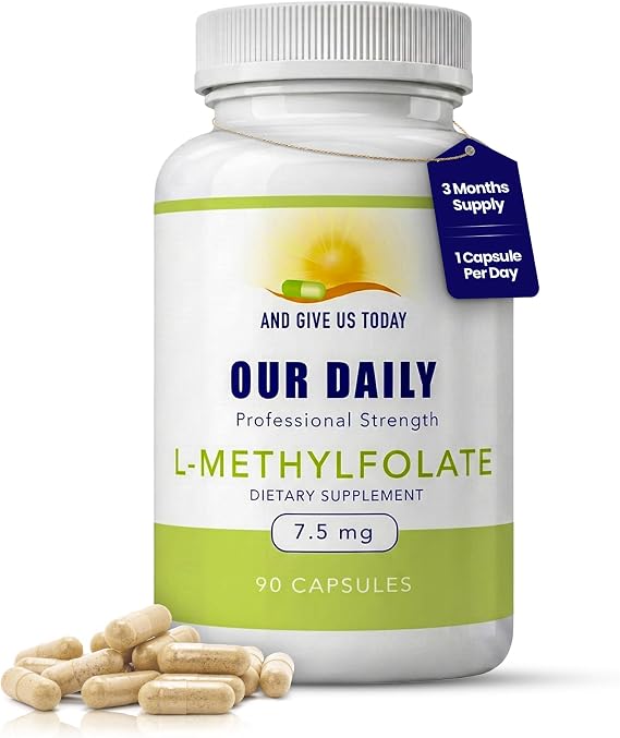 Our Daily Vites, L Methylfolate 7.5mg 90 Capsules (3-Month Supply)
