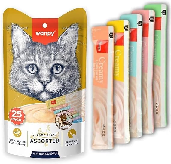 Wanpy Karışık Sıvı Kedi Ödülü 25x14 gr