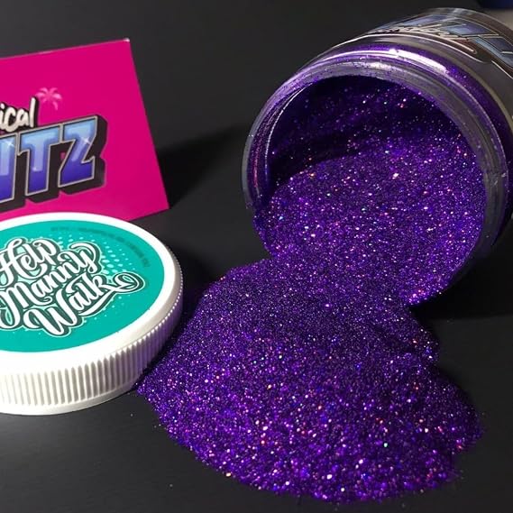 Berry Blast Metal Flake Prismatic Automotive Flake Solvent & Heat Resistant, UV Safe Ideal for Custom Paint, Crafts, Resin & More