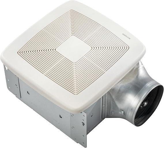 QT Series Very Quiet 80 CFM Ceiling Bathroom Exhaust Fan, .4 Sones, ENERGY STAR Certified
