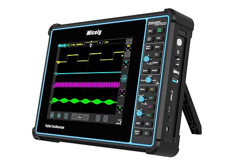 Micsig 4 Channel Automotive Digital Oscilloscope - 8" Touch Screen with 100MHz Bandwidth 70Mpts Tablet Oscilloscope - SATO1004
