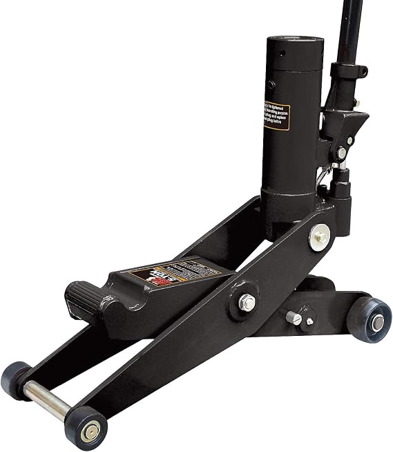 BIG RED TR1147 Torin Dual Position Hydraulic Forklift Service/Floor Jack, 5 Ton (10,000 lb) Capacity, black