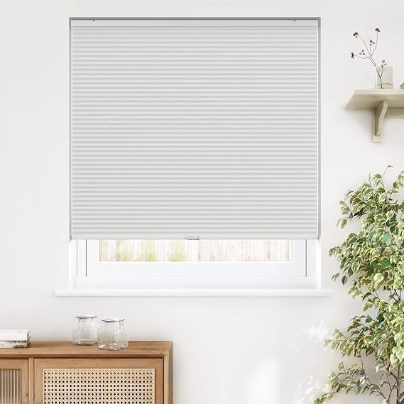 LazBlinds Cordless Cellular Shades, 34'' W x 36'' H, White