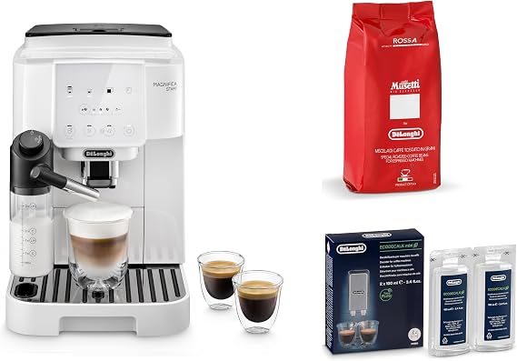 De'Longhi デロンギ Fully Automatic Coffee Machine Magnifica Start ECAM22062W, Consumables Set
