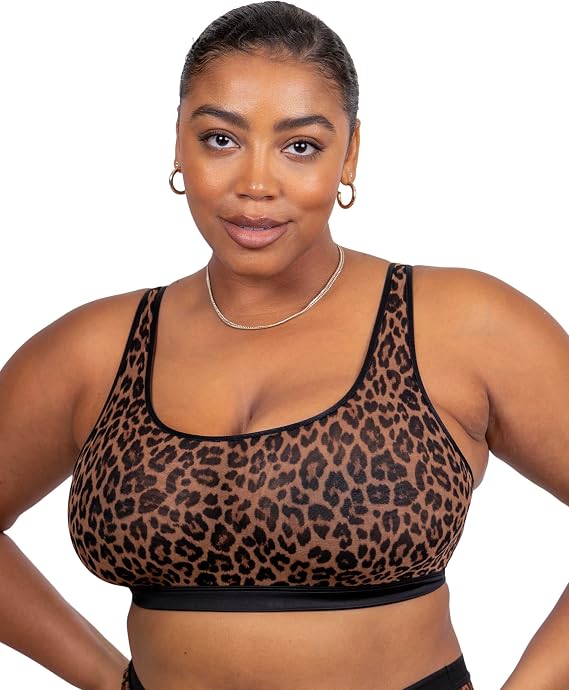 Curvy Couture Women's Curvy Couture Women's Sheer Mesh Plus Size Bralette, Bralettes for Women with Support and Wireless, See Through Bras