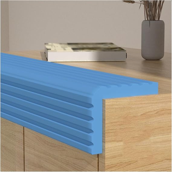 XPLKQXE Garage Wall Protector, Furniture Edge and Corner Guards, Garage Parking Bumpers, Protector Padding Strong Adhesive(Blue,2m)