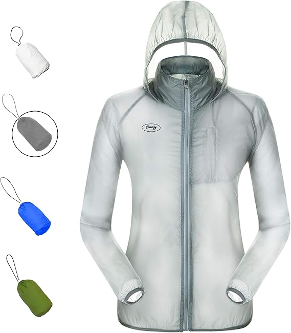 Sun Protection Jacket Ultra Light Thin Breathable Packable Outdoor Cycling Jacket Hoodie Skin Clothing for Men & Women