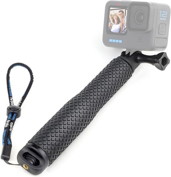 SOONSUN Waterproof Selfie Stick, Short Extension Pole for GoPro Cameras