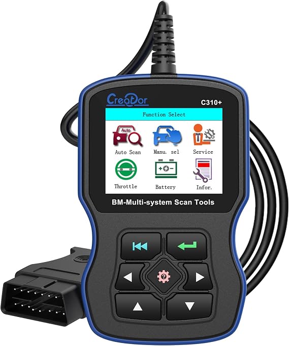Creator C310 OBD2 Code Reader for BMW with EPB Oil Reset Battery Register