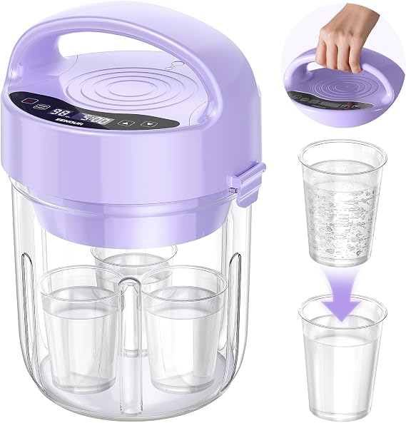 EENOUR Resin Bubble Remover Machine, Removes 99% of Air Bubbles in 5 Minutes, 98kPa Vacuum Chamber with Digital Display, 3.4L Big Capacity for Epoxy Resin Casting, Resin Art Crafts, Jewelry Making