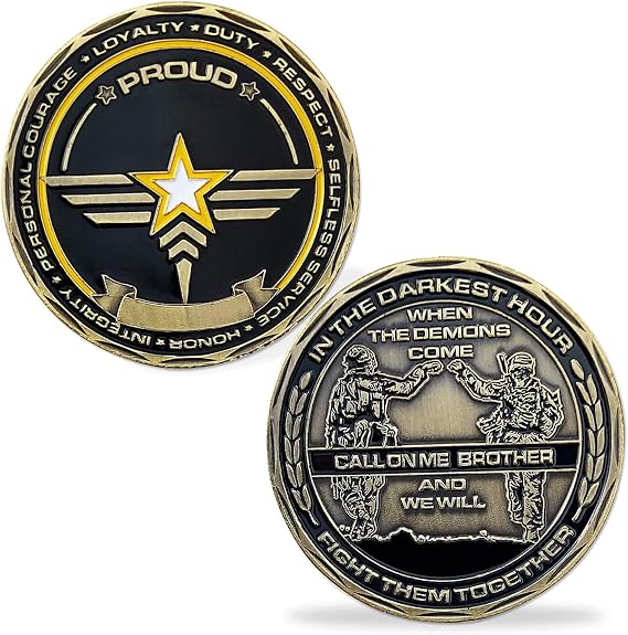 Jokimu U.S. Army Challenge Coin Brofist Soldier Military Coin