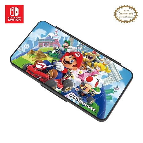 Game Traveler R.D.S. INDUSTRIES, INC Licensed Nintendo Switch Game Card Case - Holds 24 Game Cards and 4 microSD Cards, MarioKart (GCC24GR)
