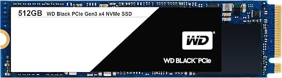 WD Black 512GB Performance SSD - 8 Gb/s M.2 2280 PCIe NVMe Solid State Drive WDS512G1X0C [Old Version]