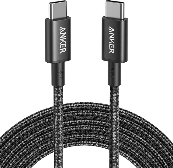 Anker 100W USB C to USB C Cable,Fast Charging Cable (1Pack,3m,Black)
