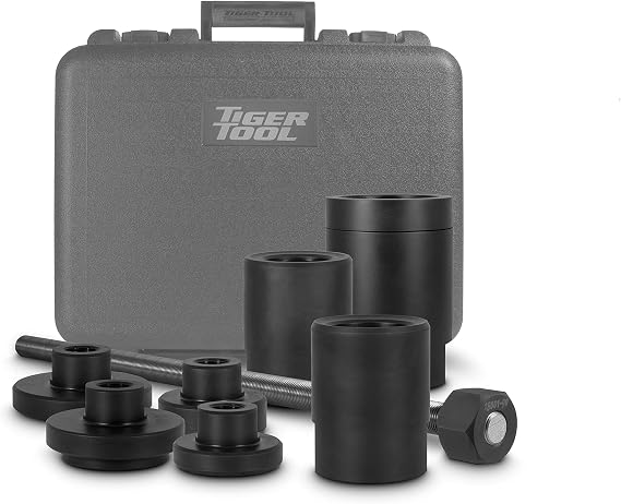 Tiger Tool Pin and Bushing Adapter 15034, to be Used with the Pin & Bushing Starter Kit for Heavy Duty Semi Trucks & Equipment, Adapter Tool for Removing Pins & Bushings