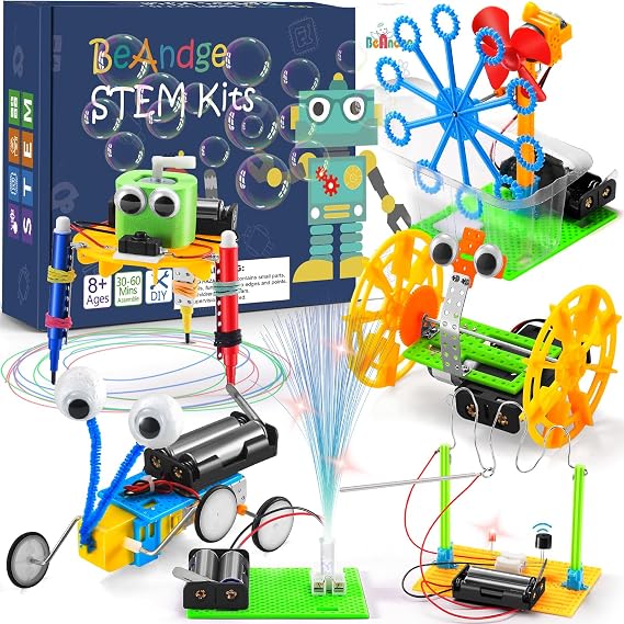 BeAndge Robotics STEM Kits for Kids Science Robot Building Crafts Age 8-12