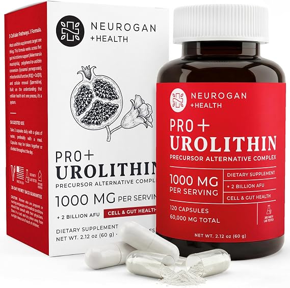Neurogan Urolithin Precursor Pro+ Capsules 1000mg - Mitochondrial Support