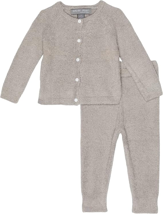 Barefoot Dreams CozyChic Lite Infant Classic Cardi & Pant Set