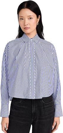 rag & bone Women's Martha Multistripe Poplin Shirt