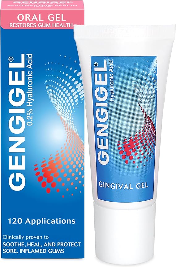 Gengigel Oral Gel 20ml Hyaluronic Acid Mouth Ulcer Treatment