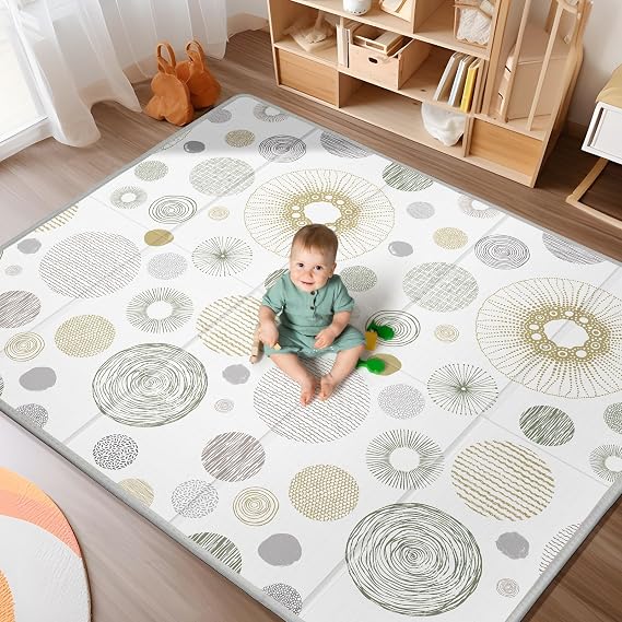 79x71 Baby Play Mat, Extra Large Baby Play Mat for Floor