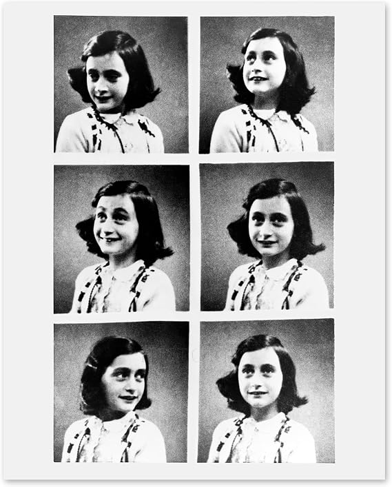 HISTORIX 1939 Anne Frank Portrait Photo - 8x10 Wall Art