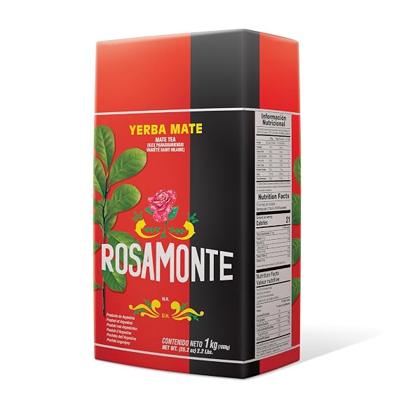 Rosamonte Traditional Yerba Mate Con Palo (With Stems) 1kg (2.2lbs)