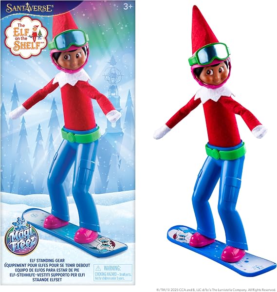 The Elf on the Shelf MagiFreez Standing Snowboard Set