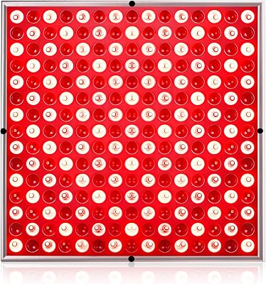 sgrow Red Light Therapy Panel, 45W LED, 660nm & 850nm for Skin Beauty, Muscle & Joint Pain Relief