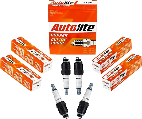 Autolite 3136 Copper Non-Resistor Automotive Replacement Spark Plug (1 Pack)