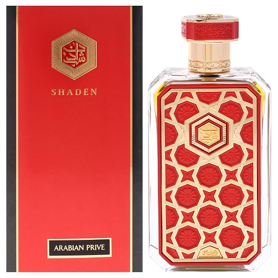 RASASI Arabian Prive Shaden Eau de Parfum Spray 70ml (2.36 Oz) | Luxury Warm Spicy Perfume with Raspberry, Rose & Sandalwood | Luxurious Arabian Fragrance