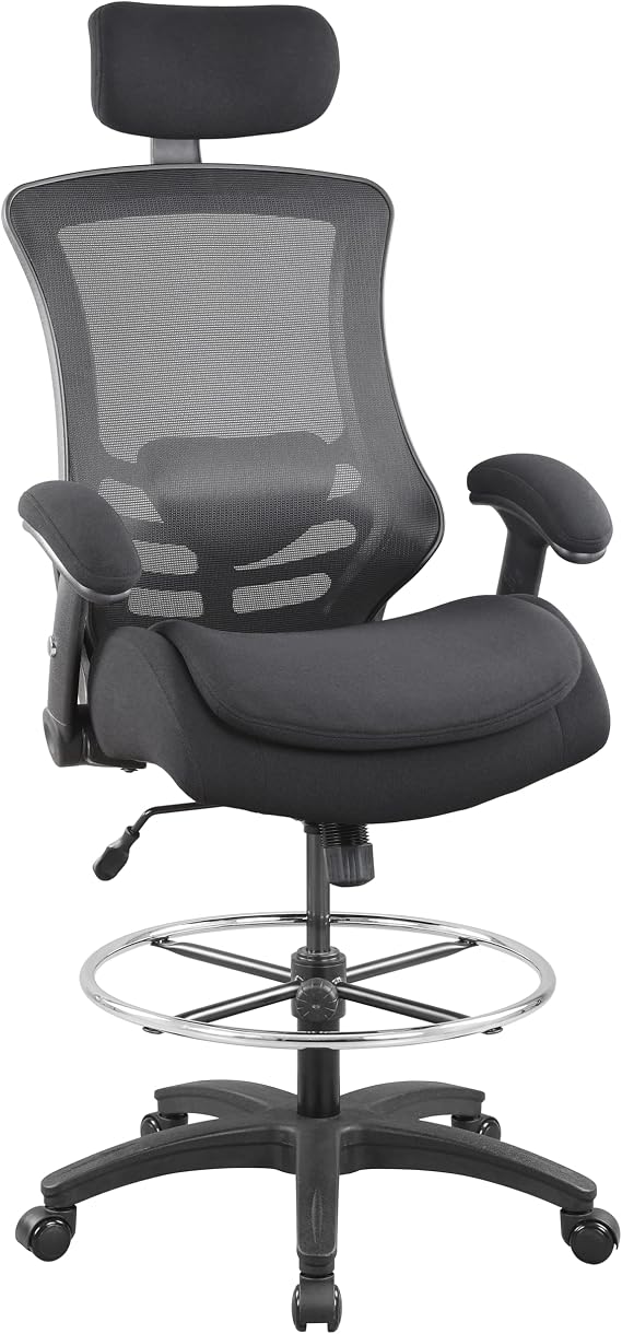 BOLISS 400lbs Ergonomic Drafting Chair Tall Office Mesh Chair
