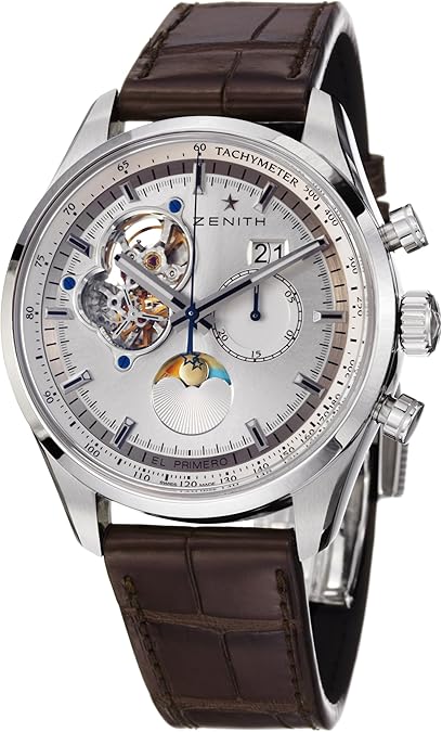 Zenith Chronomaster Open Grande Date Moonphase Mens Automatic Watch 03.2160.4047/01.C713