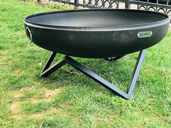Black Fuego 75 Garden Fireplace Fire Pit