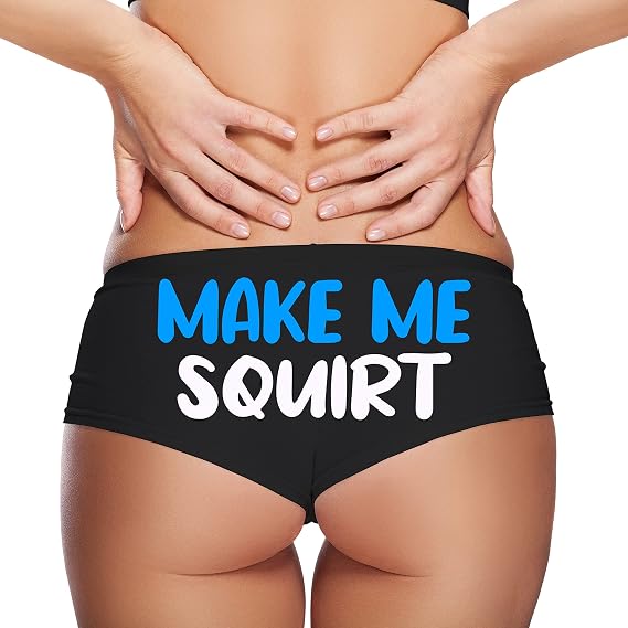 Make Me Squirt Booty Shorts Black