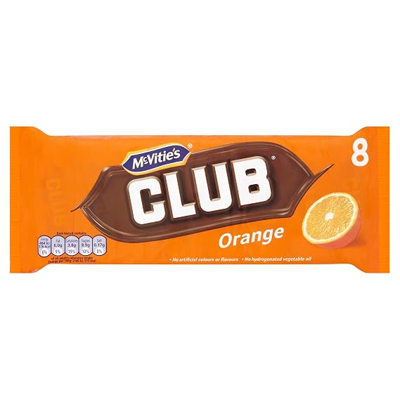 McVities Club Biscuits Orange