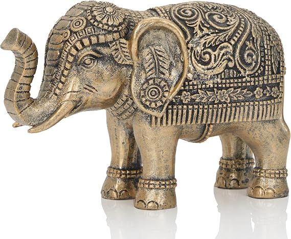 9 Inch Vintage Elephant Statue