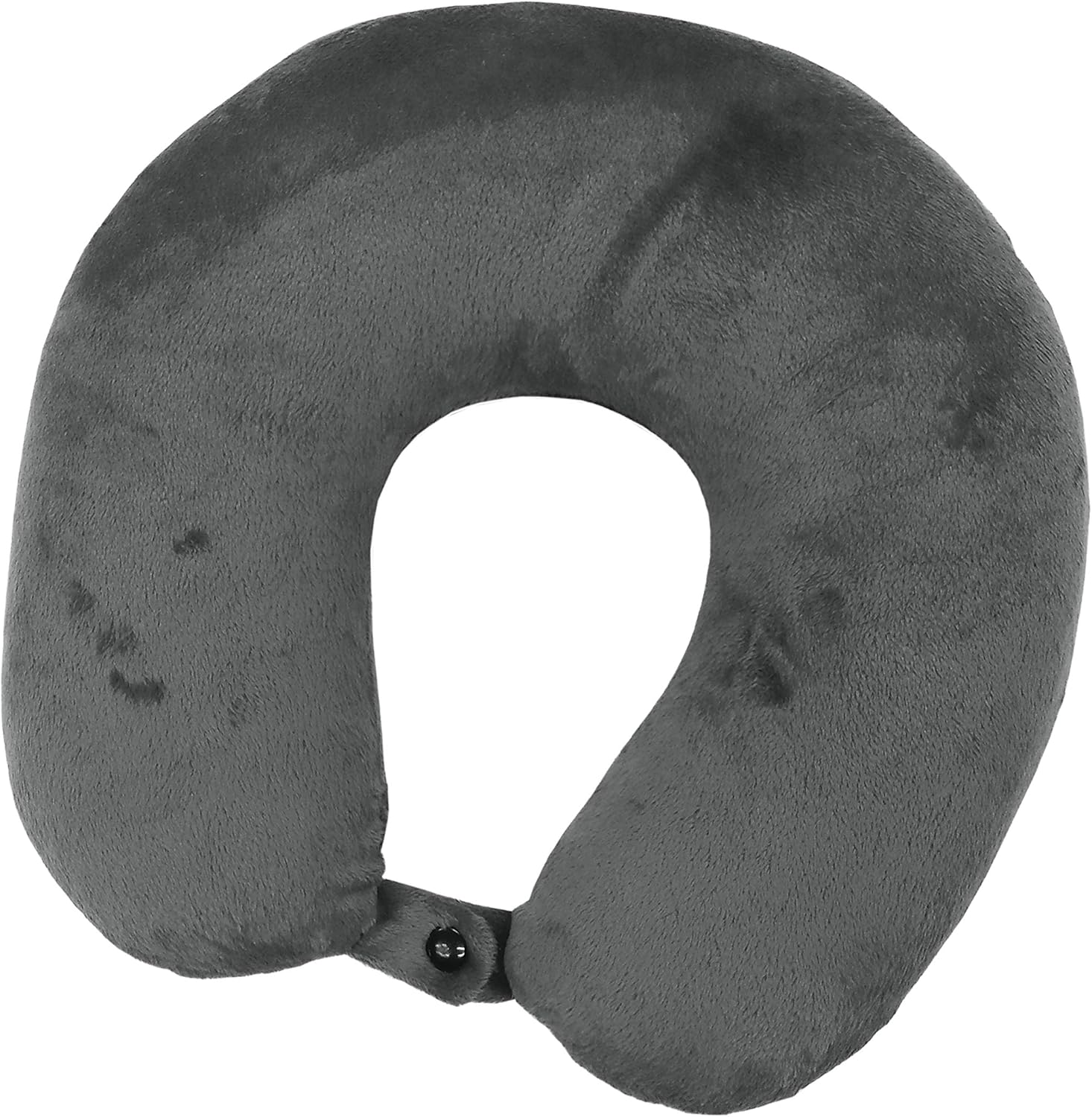 Premium Travel Pillow Grey, Sleep with NO Neck Pain, Super Soft Memory Foam Neck Pillow Easy Washing with Removable Cover