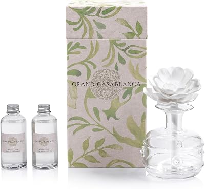 Zodax Water Lotus Grand Casablanca Porcelain Diffuser