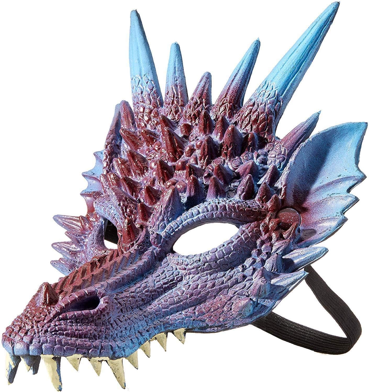 HMS Unisex-Adults Supersoft Dragon Mask-PL, Purple, One Size