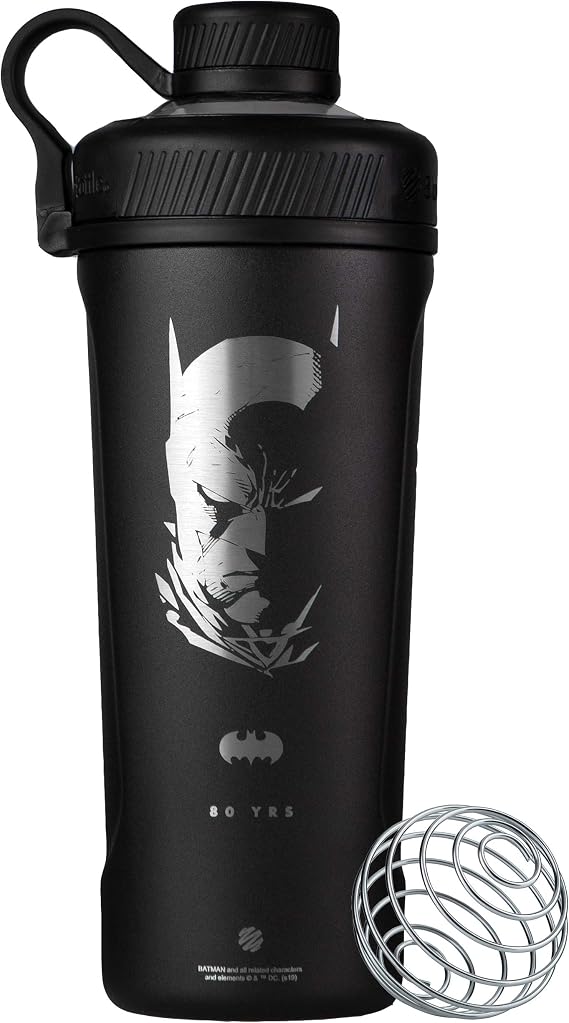 BlenderBottle Justice League Radian Insulated Stainless Steel 26-Ounce Shaker Bottle