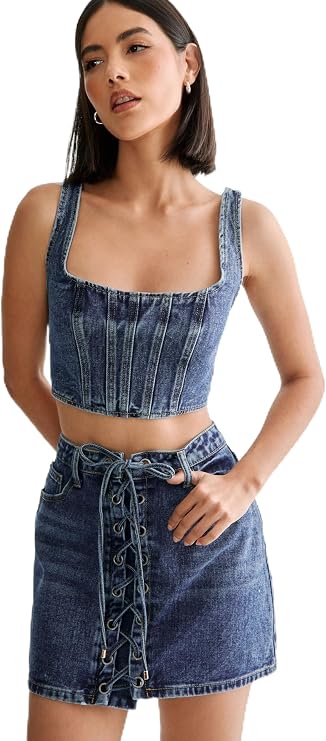 Nasty Gal Women's Lace Front Mini Skirt