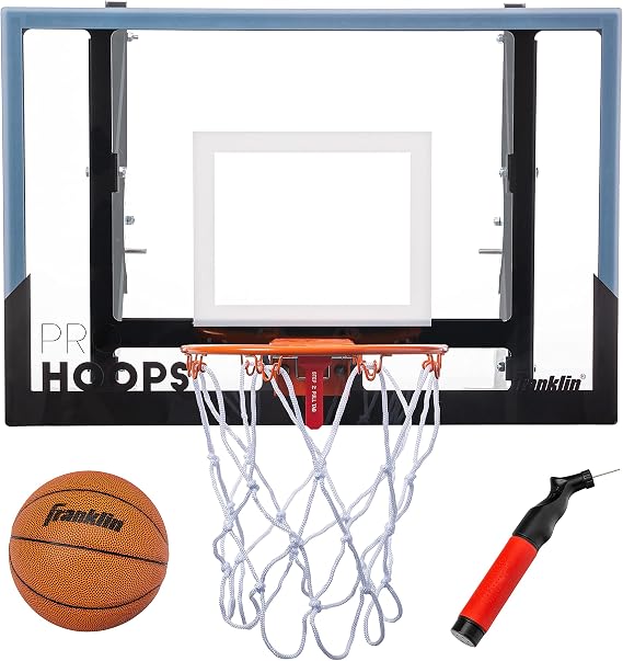 Franklin Sports Pro Hoops Adjustable Wall-Mounted Basketball Hoop - XL