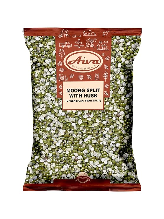 Green Gram Split (Moong Dal Split) - 2 Lbs - 1 Pack