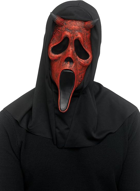 Fun World Ghost Face Aged Devil Face Mask